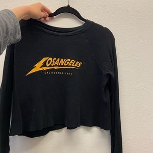 brandy melville long sleeve los angeles top